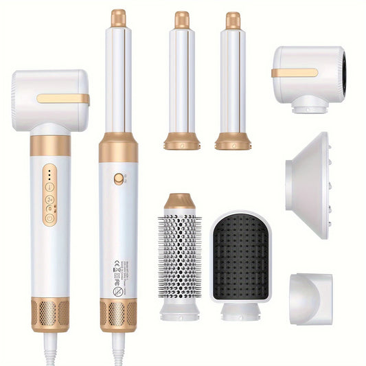 DAISS 7 in 1 Air Styler, Hot Air Brush, Hair Dryer Brush, Thermal Brush Magic Styler, Rotating Hair Dryer Brush, Hair Styling Appliances, Hair Styler, Straightening Brush